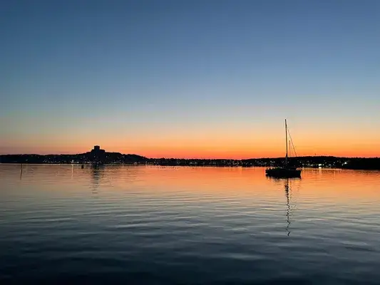 Voile & Bien-être coucher soleil voilier capbreton