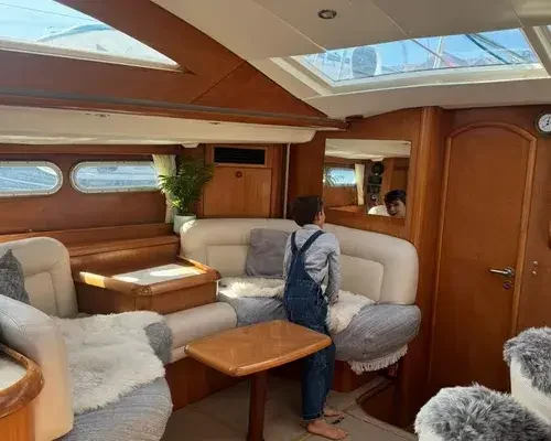 Le Bateau salon confort calme voilier deconnexion detente